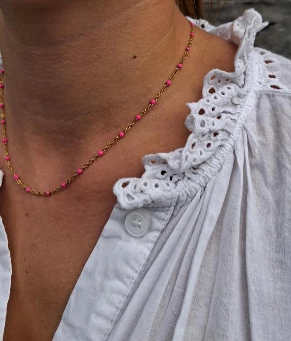 Collier Laurent – Orange tendance – chryséa