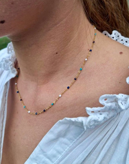 Collier Laurent – Bleu tendance – chryséa