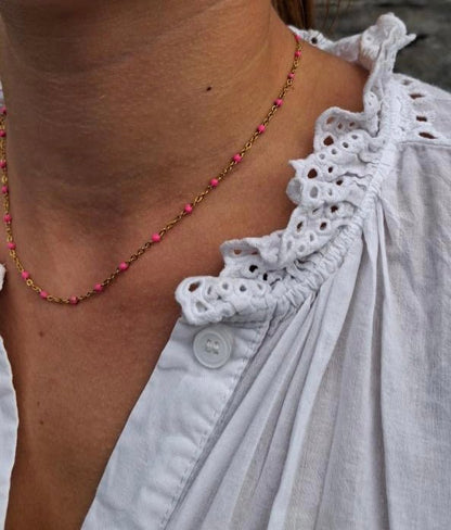 Collier Laurent – Orange tendance – chryséa